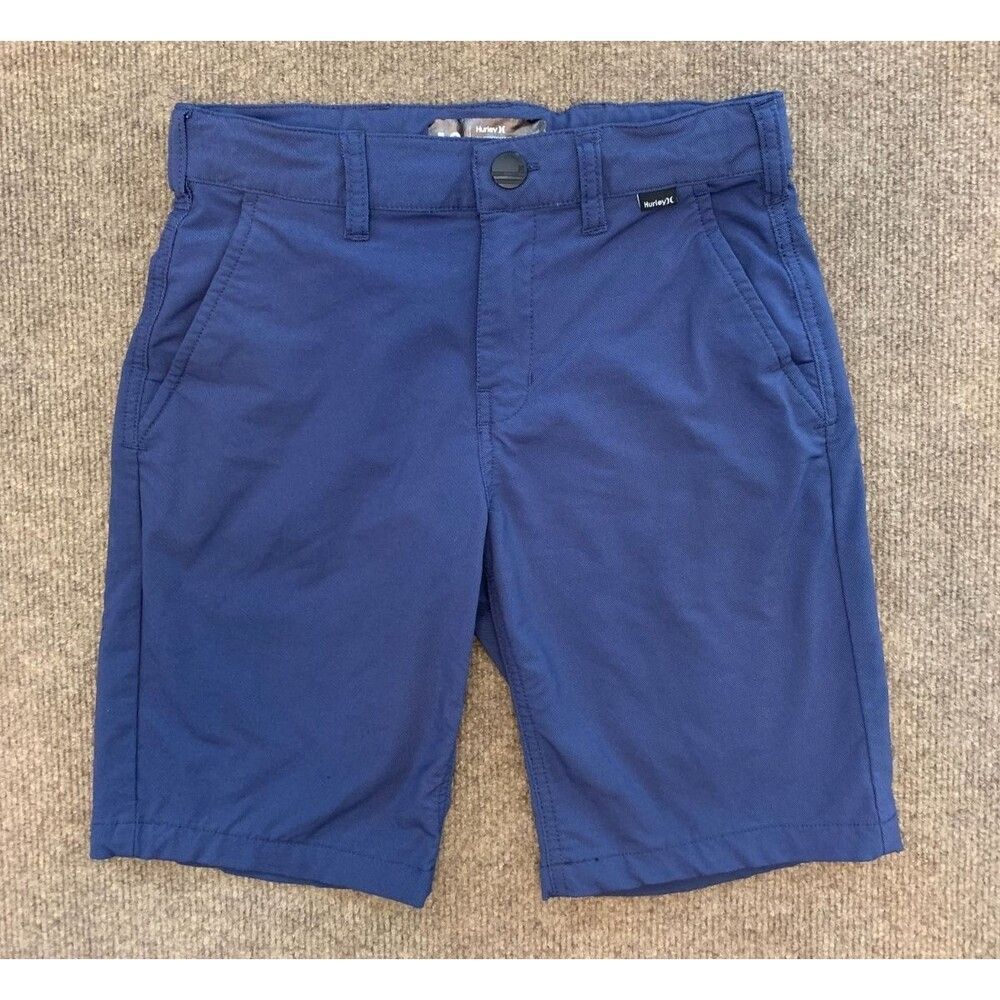 Hurley Nike Dri-Fit Shorts Boys 10 Performance Chino Stretch Wicking Preppy